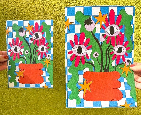 Flores ojos